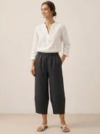 100% Linen Crop Pants RORY