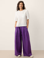 100% Linen Drop Shoulder Boxy Top REGINA