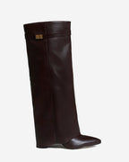 Lavista Leather knee high boots - Dark Brown