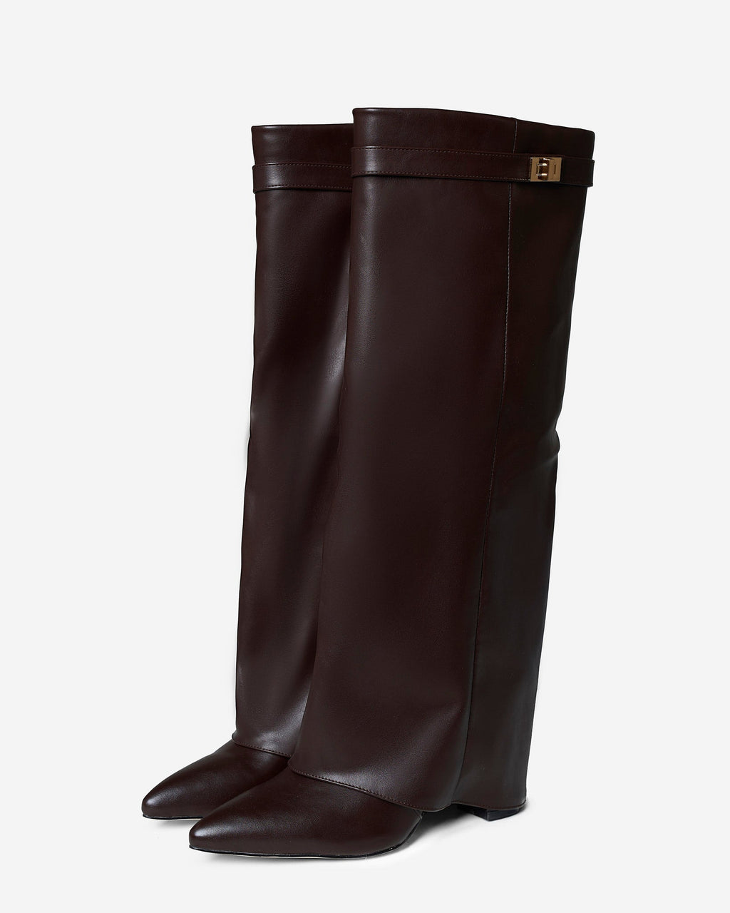 Lavista Leather knee high boots - Dark Brown