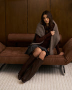 Lavista Leather knee high boots - Dark Brown