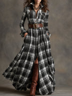 Taveline™ | Classic Elegant Shirt Dress