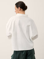 Linen Oversized Fit Pocket Shirt ELOWEN