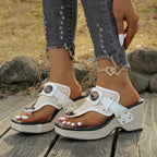 Elena Wedge Sandals