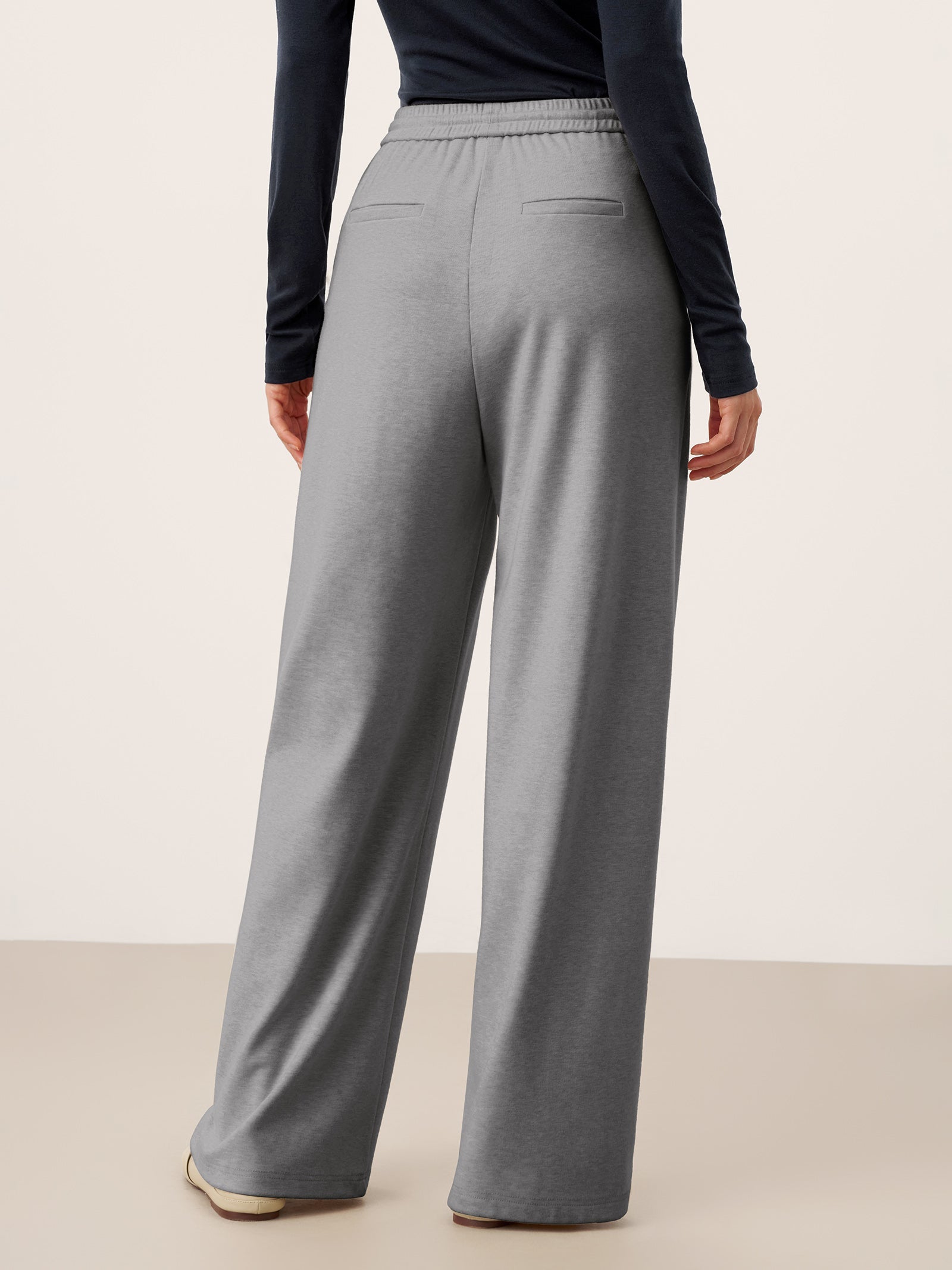 Lyocell-Blend Sculpted Pin-Tuck Drawstring Straight Trousers TAMSIN