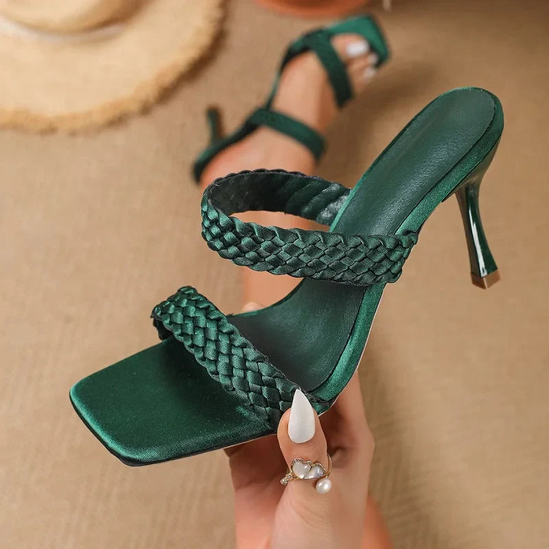 Naomi Braided Heels