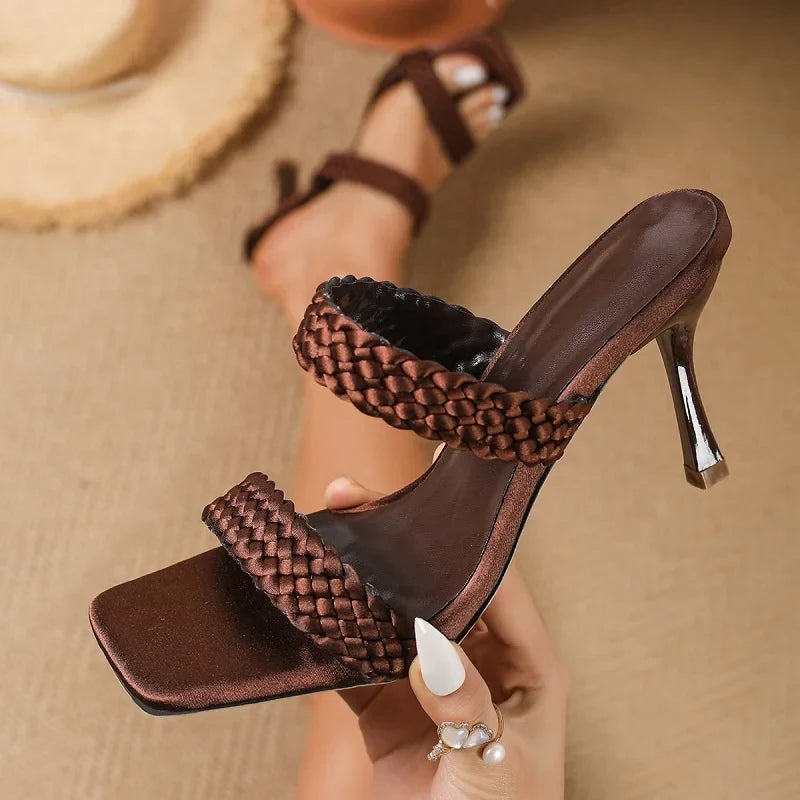 Naomi Braided Heels