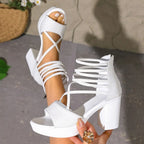 Celeste Strappy Block Heel