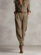 Leontyne™ | Plaid Utility Jumpsuit