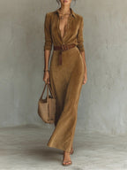 Greta™ | Belted Maxi Dress