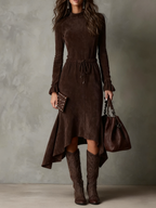 Jocara™ | Drawstring Midi Dress