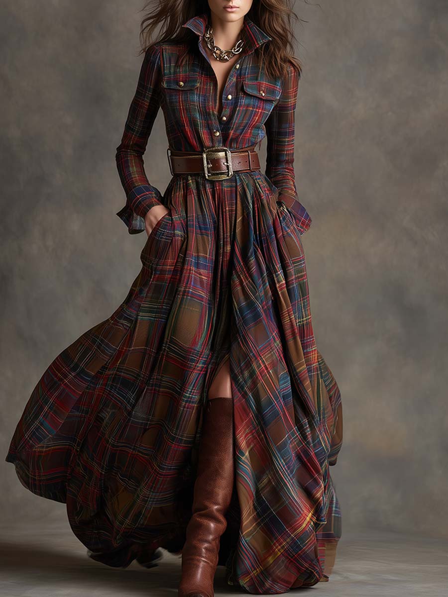 Taveline™ | Classic Elegant Shirt Dress