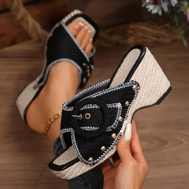 Elisa Wedge Sandals