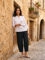 100% Linen Crop Pants RORY